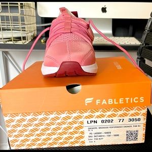 One pair never worn Athleta sneakers in pink buff